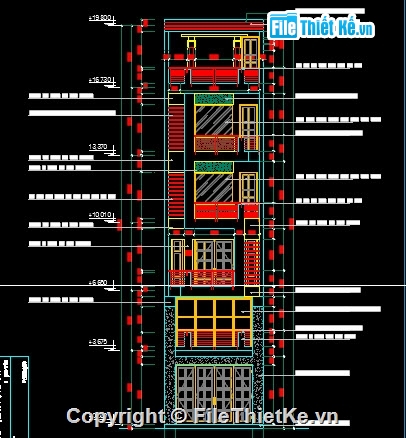 nhà 5 tầng,kiến trúc 5 tầng,nhà phố 5 tầng